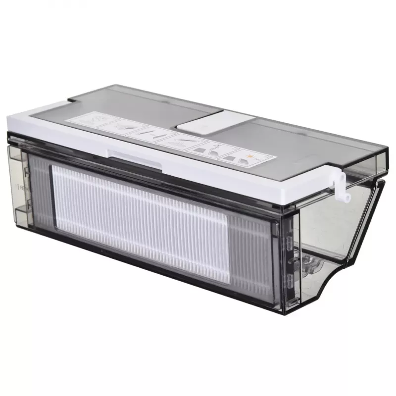 Robotinis dulkių siurblys EZVIZ RS2 su žemėlapiu, 4000 Pa siurbimo galia, 5200 mAh baterija, 220 min veikimo laikas, plaunamas šluostės pagrindas, bazinė stotelė su 5/5,5 L vandens talpyklomis