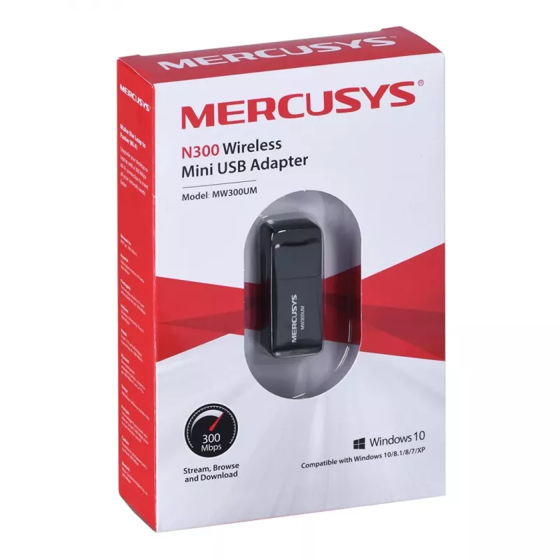 Mercusys N300 belaidis mini USB adapteris