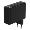 Gembird TA-UC-PDQC100LCD-01-BK greitasis 100 W USB įkroviklis nešiojamam kompiuteriui ir telefonui, juodas