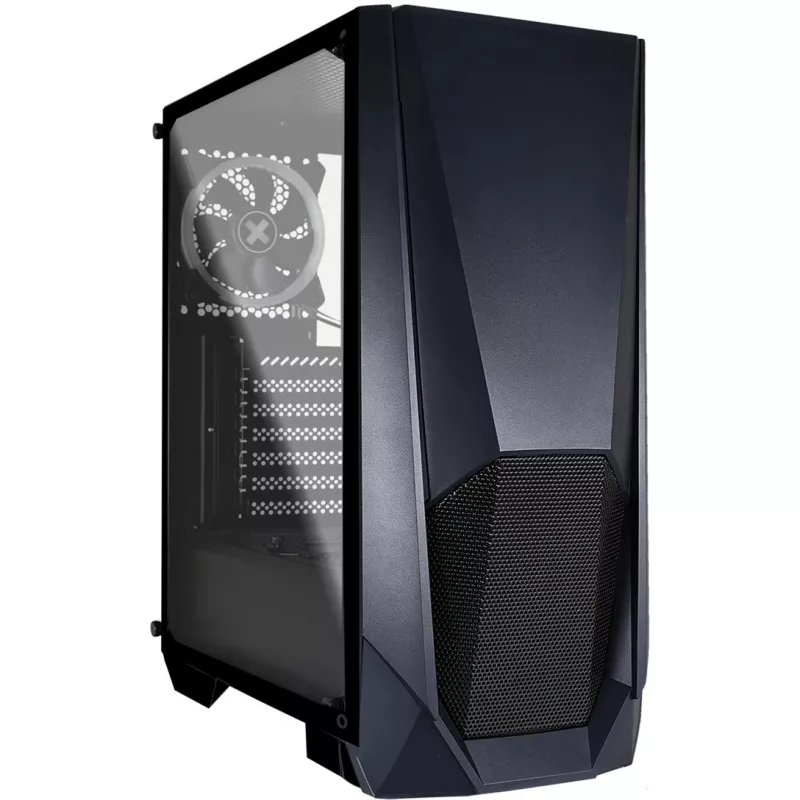 Xilence Xilent Blast X505.ARGB žaidimų kompiuterio korpusas, RGB ATX Midi bokštas, juodas (XG141)