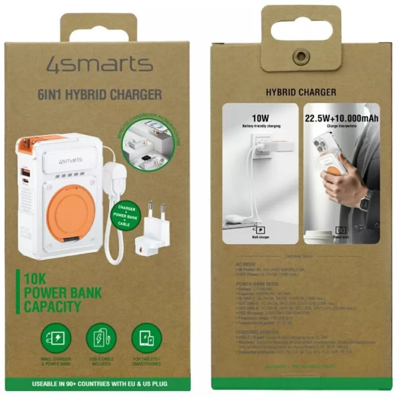 Nešiojamas powerbankas 4smarts 541384 10000 mAh