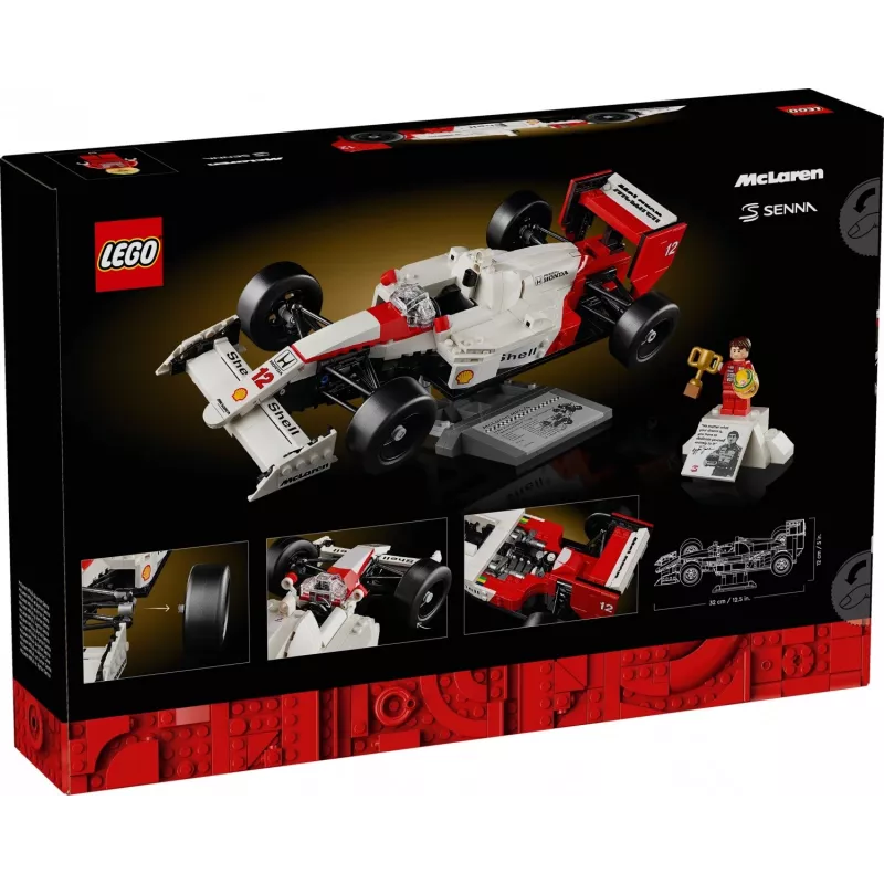 LEGO ICONS McLaren MP4/4 Ayrton Senna 10330 – konstruktorius modelis suaugusiems