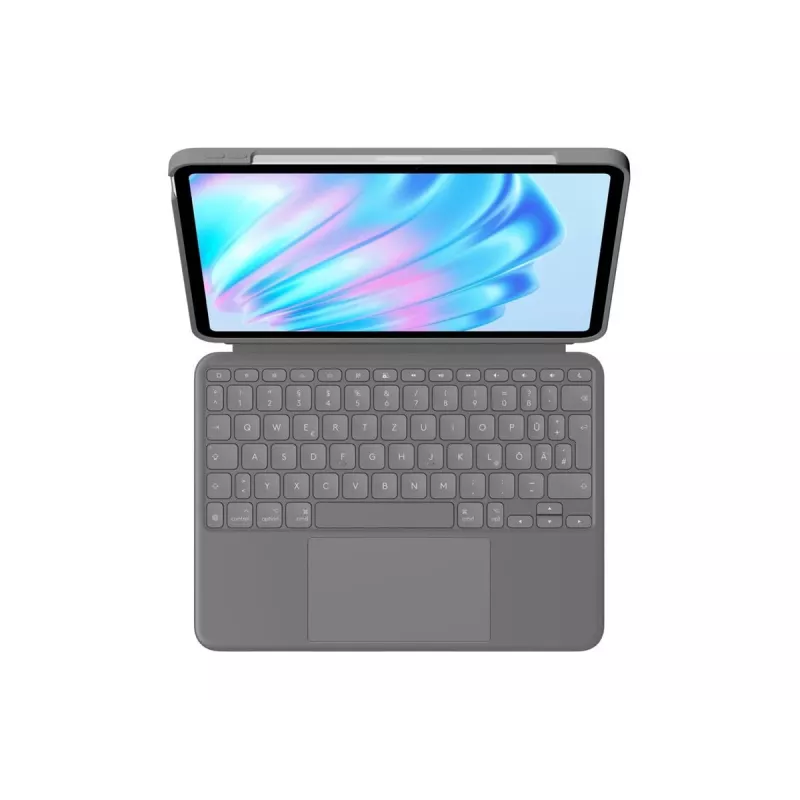 Logitech Combo Touch klaviatūra QWERTY JK anglų Smart Connector pilka