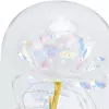Amžina rožė stikle Extralink Home su baltu LED apšvietimu