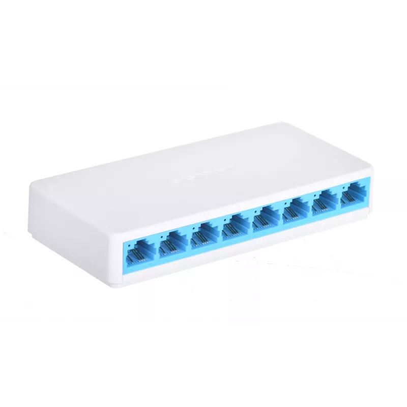 Jungiklis Mercusys MS108 8 prievadai RJ-45 10/100Mbps nevaldomas