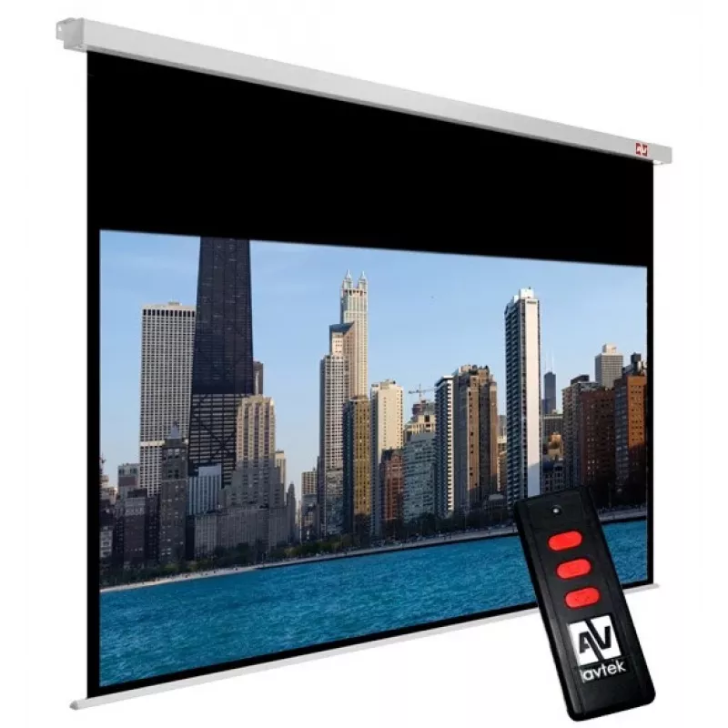 Projekcinis ekranas AVTEK Cinema Electric 240 – 16:9, matomas plotis 230 cm, įstrižainė 103,9 colio (240 x 200 cm)