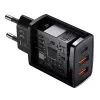 Baseus 30W USB įkroviklis QC PD3.0 Type-C greitasis įkrovimas, skirtas iPhone 17 16 15 14 13 12 Pro Max Xiaomi Samsung