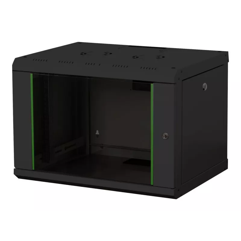 Sieninis tinklo spintos stovas Digitus DN-19 07-U-SW, 7U, juodas