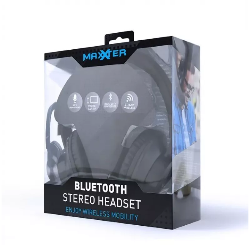 Belaidės ausinės Bluetooth GEMBIRD Maxxter ACT-BTHS-03