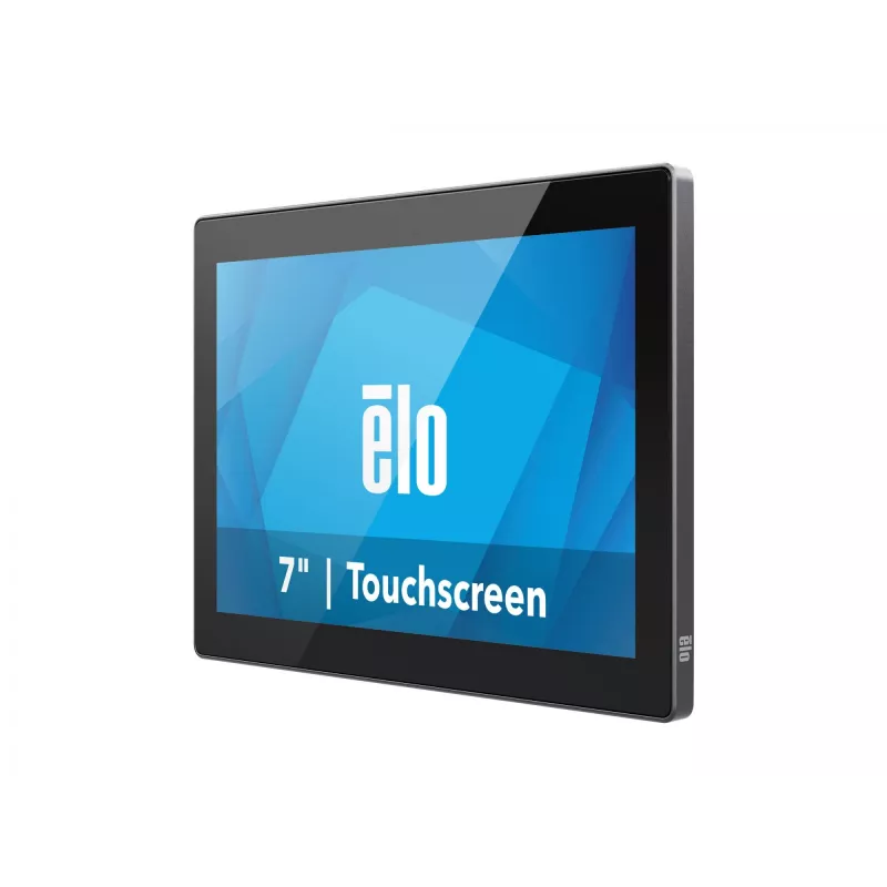 Elo 0704LS liečiamasis monitorius, 17,8 cm (7 inch), talpinė technologija, 10 taškų, USB-C, komplektas, tamsiai pilkas