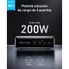 GeNPrime 200W GaN 4xUSB-C 2xUSB-A juodas įkroviklis