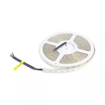 Synergy 21 LED juosta Flex Strip 5050 - 60 RGB DC24V + RGB-W vienoje mikroschemoje SWW IP65