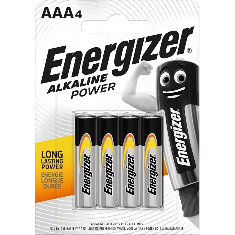 Energizer Alkaline Power AAA LR03 baterijos, 4 vnt.