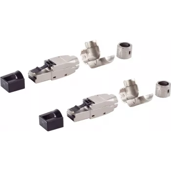 Tinklo jungtis ShiverPeaks BS08-51003-2 Cat. 6A beįrankis stačiu kampu STP