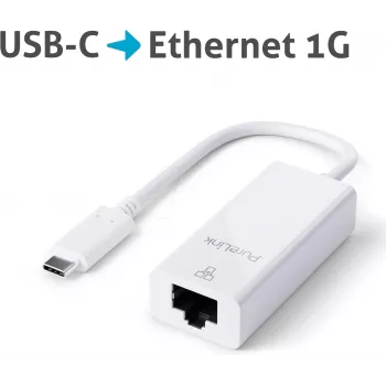 PureLink IS260 adapteris USB-C į RJ-45 baltas (IS260)