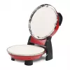 Picos kepimo aparatas G3FERRARI G10032 — 1200 W, akmens kepimo paviršius, iki 400 °C, 31 cm pica, mechaninis laikmatis, raudonas