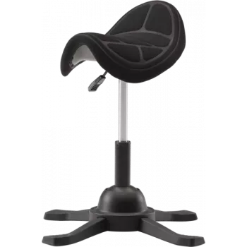 Ergonominė balansinė kėdė up up Toronto Black su audiniu ir ilgesniu dujiniu pakėlimu