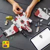 LEGO Star Wars V-19 Torrent naikintuvas 75432 konstruktorius – 567 dalių, 3 minifigūrėlės, demonstravimo ir žaidimo modelis