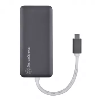 SilverStone SST-EP14C – USB 3.1 Type-C Gen1 į HDMI, 3x USB 3.1 Gen 1 Type-A, 1x USB 3.1 Gen 1 Type-C (PD 2.0 įkrovimas)