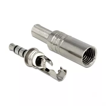 Laido jungtis DeLOCK 65546 3,5 mm sidabrinė