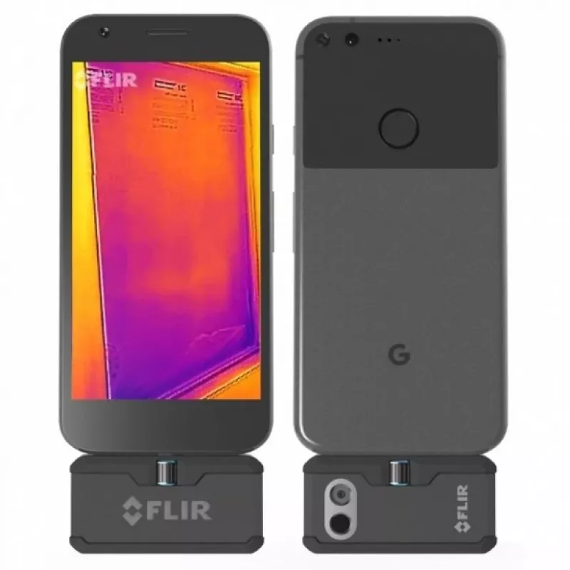 Termovizijos kamera FLIR ONE Pro Android USB-C, modelis FP3AC, 8,7 Hz, NETD 150 mK, 8–14 µm, fiksuotas fokusas, USB-C