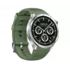 ONEPLUS Watch 3 Emerald Titanium išmanusis laikrodis – 46 mm nerūdijančio plieno korpusas, 1,5 colio AMOLED, GPS, IP68, 16 dienų baterija, žalias guminis dirželis