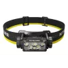 Nitecore HC60 UHE prikabinamas žibintuvėlis su galvos juosta, 4000 mAh baterija, 6 LED, vandeniui atsparus, smūgiams atsparus, juodai geltonas