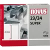Segtukai NOVUS 23/24, juostelė po 1000 vnt., tinka suderinamiems segtuvams