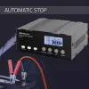 Baterijų įkroviklis QOLTEC 52491 mikroprocesorinis 12V/12,6V/24V su LCD