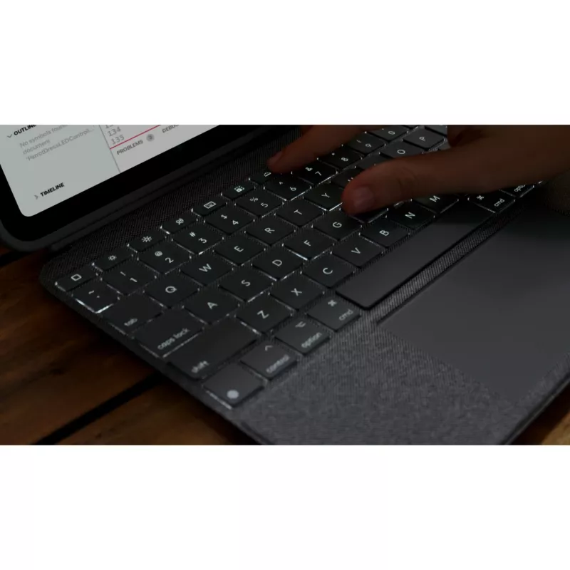 Logitech 920-011440 pilka – dėklas su klaviatūra iPad