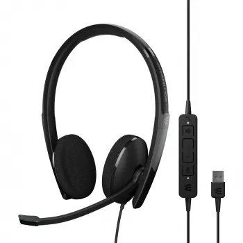 EPOS | SENNHEISER ADAPT 160T USB II ausinės laidinės antgalvinės biurui/skambučių centrui USB Type-A juodos