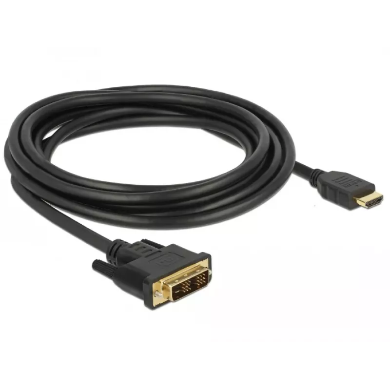 DeLOCK 85585 DVI–HDMI vaizdo kabelio adapteris, 3 m