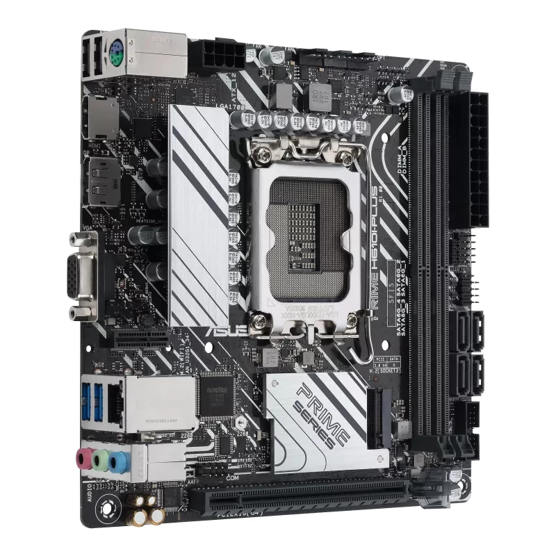 ASUS PRIME H610I-PLUS-CSM pagrindinė plokštė Intel H610 LGA 1700 mini ITX