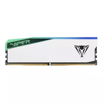 16 GB DDR5-6000 atminties modulis, juodas, Patriot VIPER RGB Elite 5, PVER516G60C30W, INTEL XMP, AMD EXPO