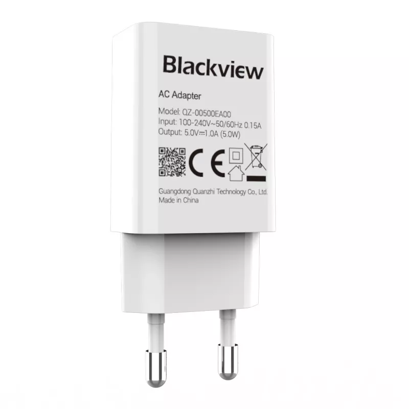 Įkroviklis 5W Blackview ASBVWLTCHAR5W01 kompaktiškas lengvas USB maitinimo adapteris 5 W