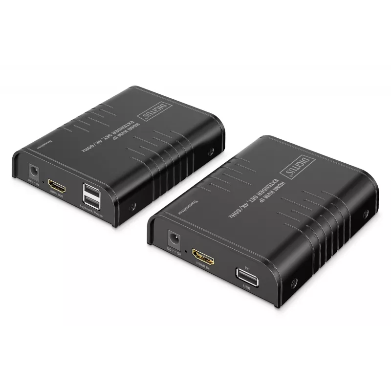 KVM prailgintuvo rinkinys DIGITUS DS-55355 HDMI per IP 4K 60Hz