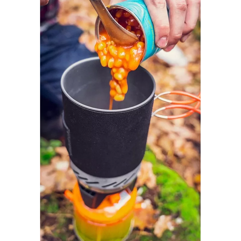 Campinginė viryklė su puodu