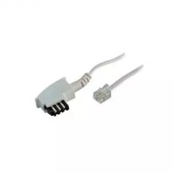 Telefono laidas ShiverPeaks S/CONN 70050-W 10 m Baltas