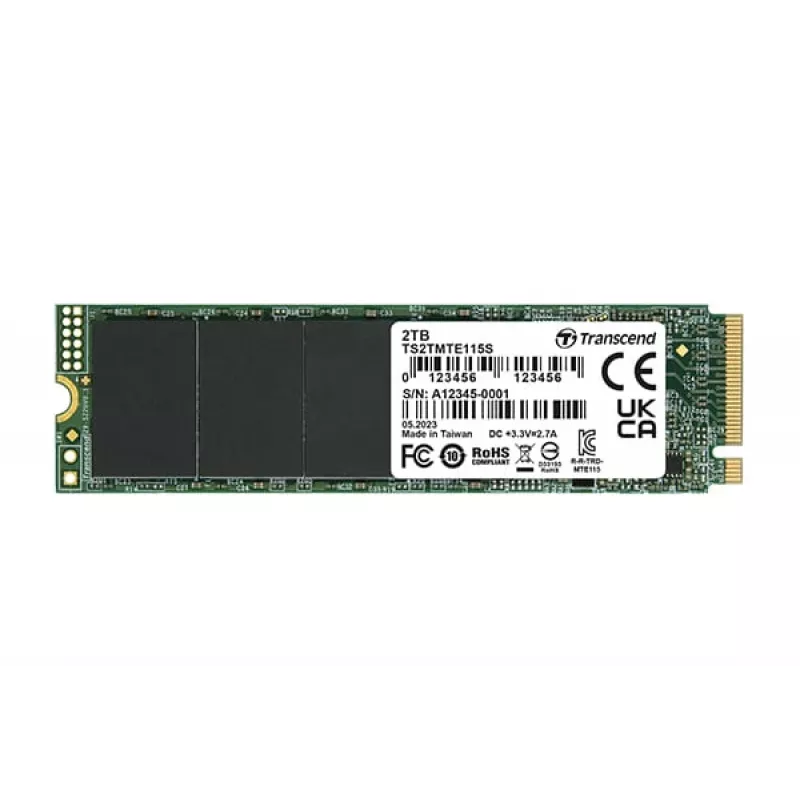 SSD diskas Transcend 1TB M.2 PCIe Gen3 x4 NVMe TS1TMTE115S