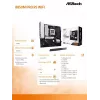 Pagrindinė plokštė ASRock B850M Pro RS WiFi — AMD B850, Socket AM5, microATX, DDR5, 4 DIMM, 256GB, Wi‑Fi 6E, 2.5Gb LAN, 3x M.2