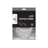 Tinklo kabelis Gembird Cat6 RJ-45 1 m, U/UTP, 24 AWG, pilkas