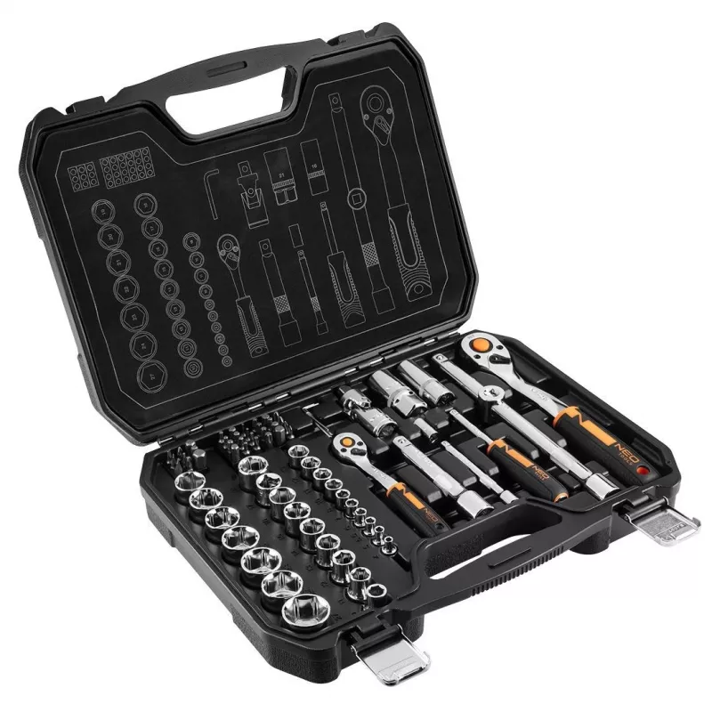 NEO tools 10-054 veržliarakčių / antgalių rinkinys