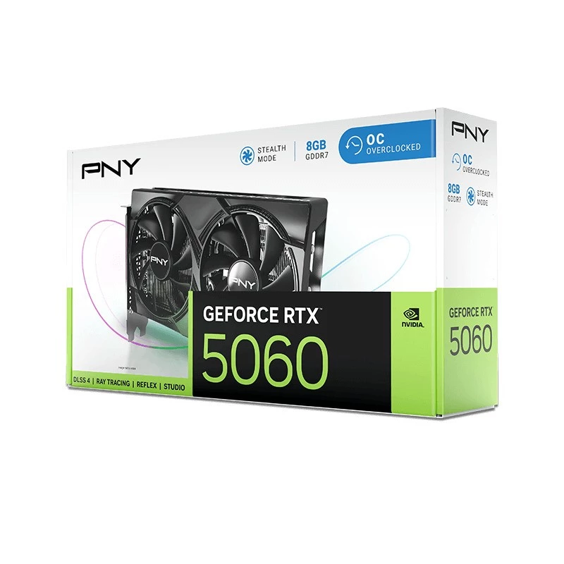 Vaizdo plokštė PNY GeForce RTX 5060 8GB GDDR7
