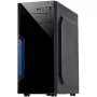 Korpusas INTER-TECH B-42 Juodas Midi Tower, ATX, 2xUSB2.0, Mėlyna LED juosta, maitinimo šaltinis nepridedamas