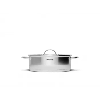 Keptuvė Pensofal 1609 New Era 24 cm su stikliniu dangčiu