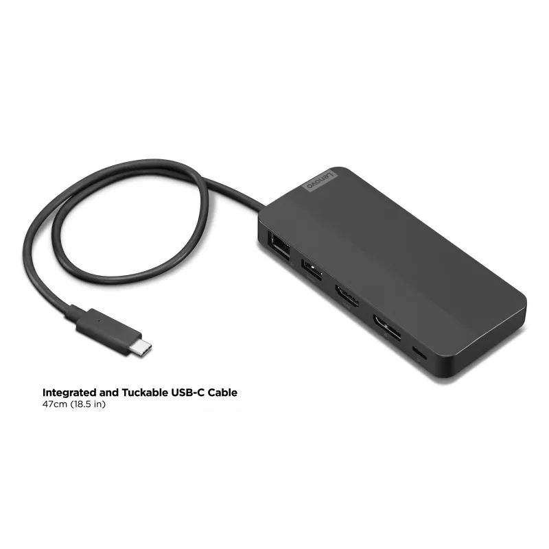 Lenovo 40B90100EU USB-C kelioninis dokas su dviem 4K ekranais