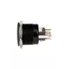 DimasTech PD220 vandal-resistant 25 mm mygtukas Blackline Dot RGB