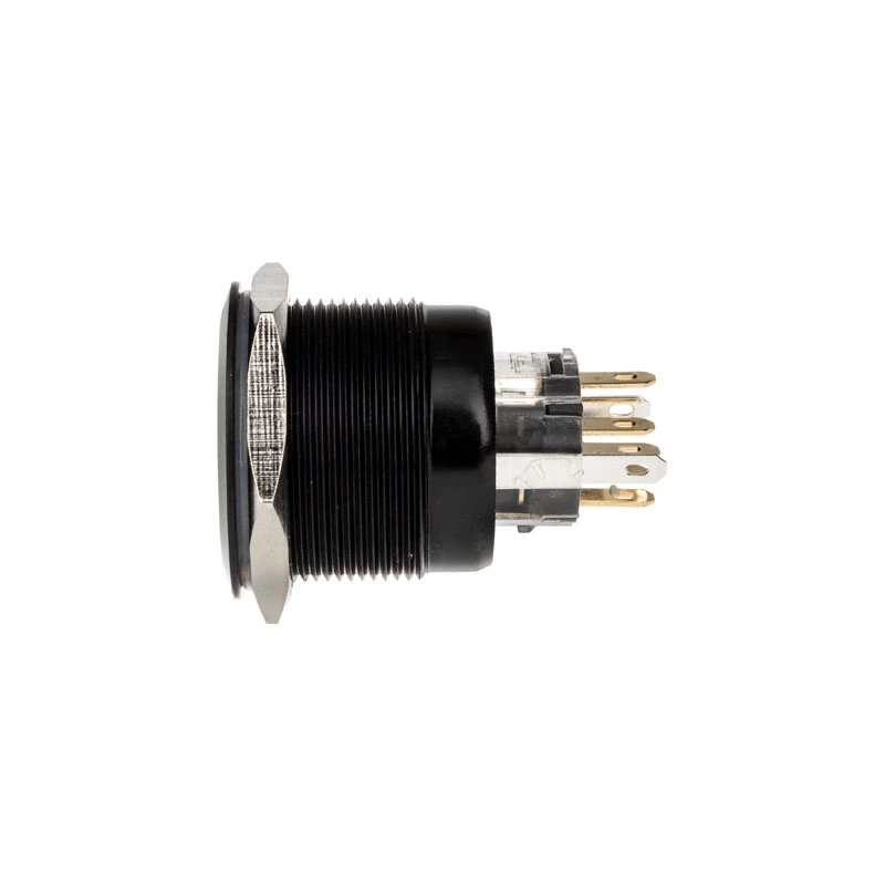 DimasTech PD220 vandal-resistant 25 mm mygtukas Blackline Dot RGB