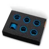 Suspaudimo žiedų rinkinys EK Water Blocks EK-Quantum Torque 6 vnt. STC 16 mėlyni