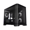 Gamemax HYPE-M BK korpusas | Juodas | Micro-ATX | Be maitinimo šaltinio